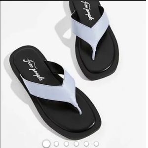 *Sold Free People Waverly thong sandal in light blue new in box size 8 (size 38)